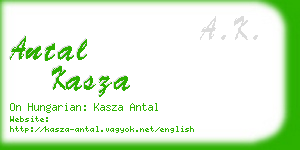 antal kasza business card